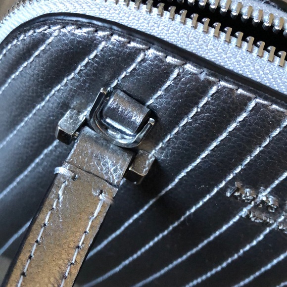 Kate Spade NWT silver mini dome crossbody🔥🔥 - Picture 12 of 15